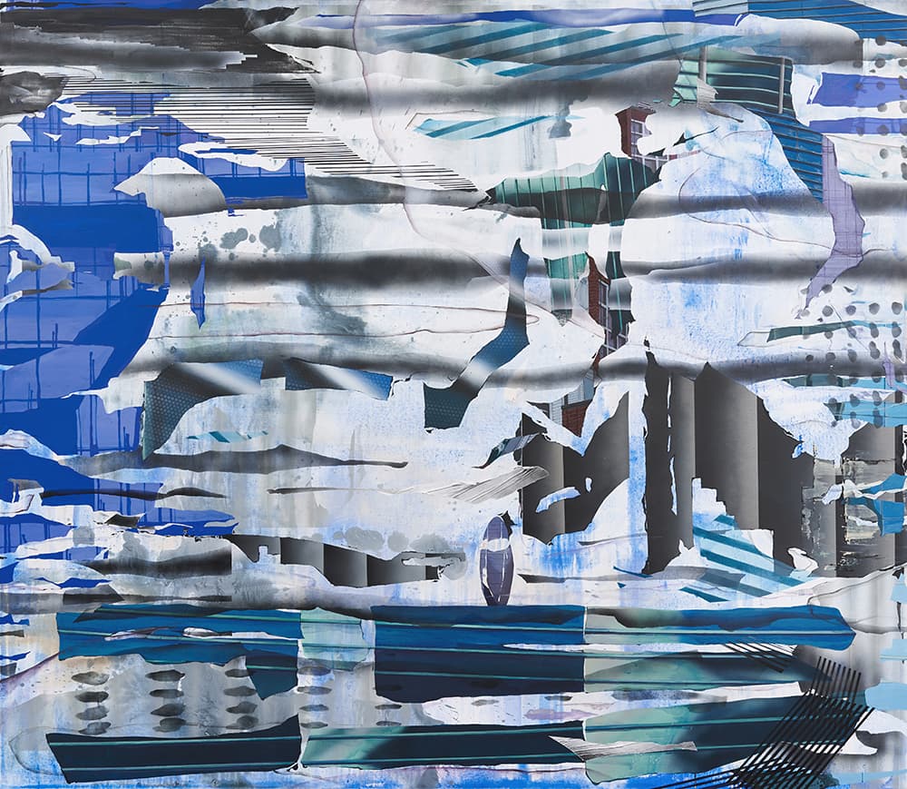 Emulsion, acrylic on canvas, 165×190㎝, 2021
