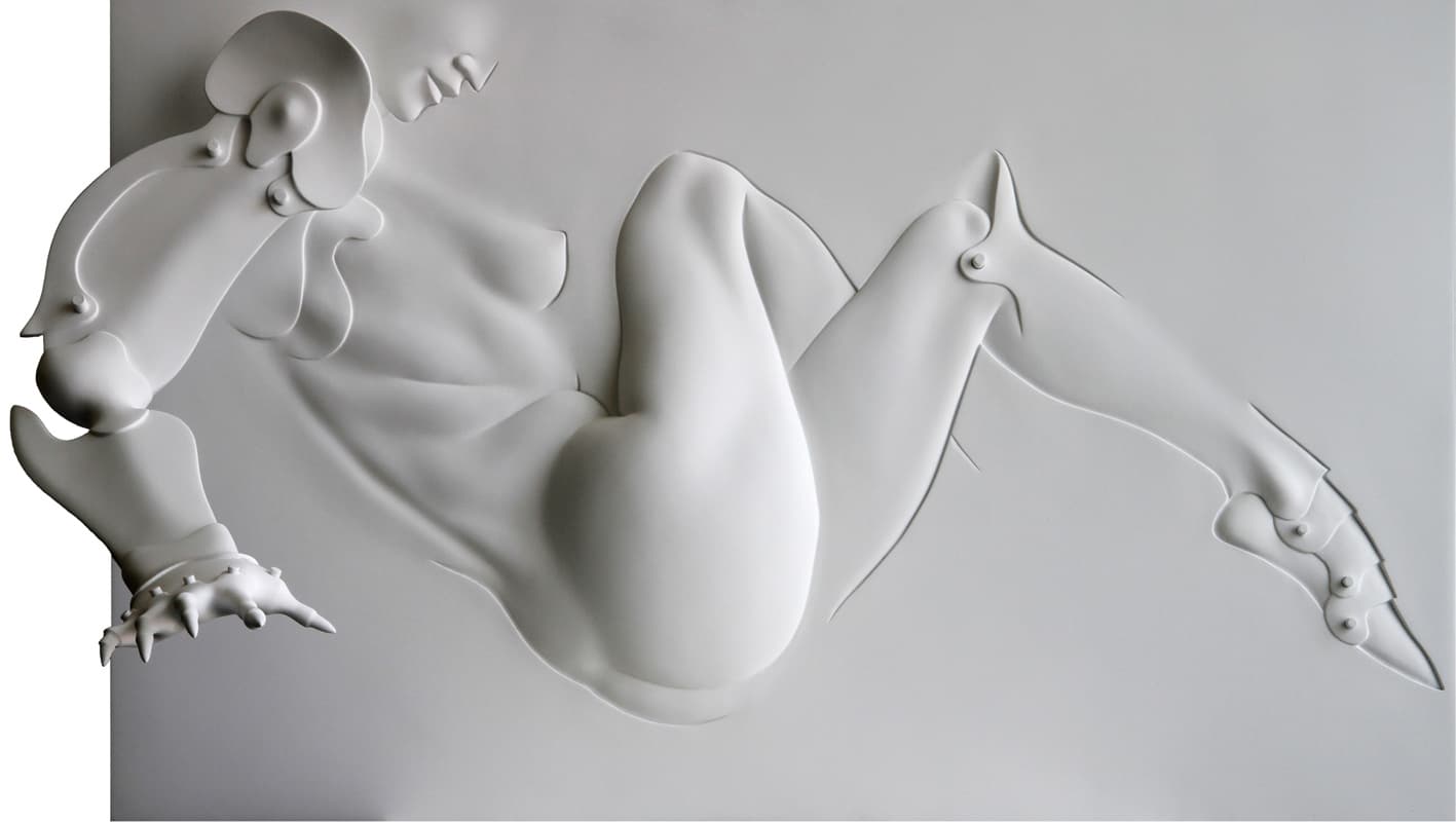 Dujin yoon protecting body series 2013, plastic, 57x100x40cm