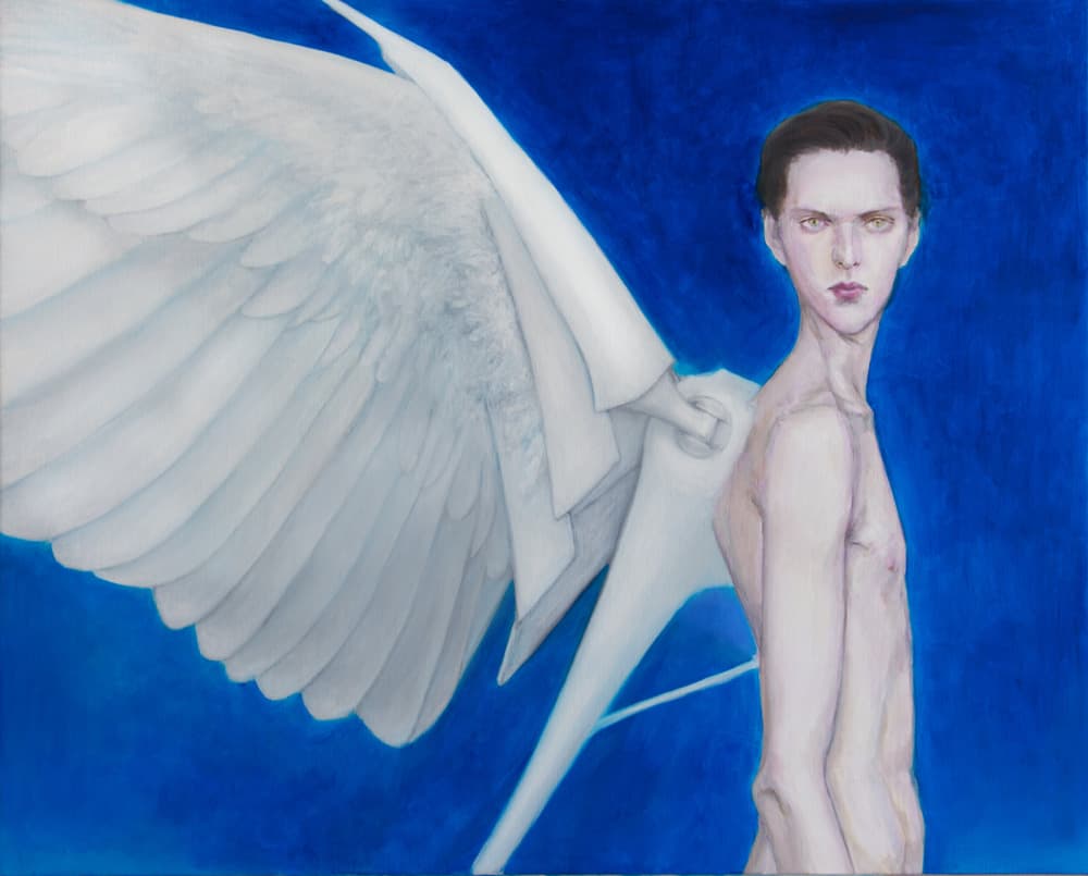 Wintergrün, Angeloid 2, 2020, Oil on canvas, 65.1×80.3cm