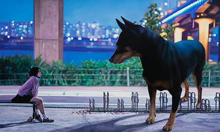 정우재_Dear Blue-See you always_캔버스에 유채_90×150cm_2018
