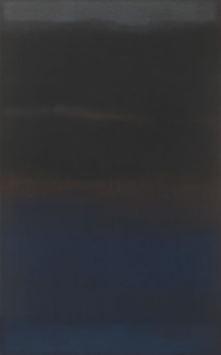 서숙희 _ 2016 산을 지나가는 자동차 _ 린넨에 아크릴릭 117x73cm