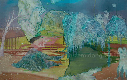 노정화, 집념과 무능과 집념, 캔버스에 유채, 72.7cm x 116.8cm, 2016