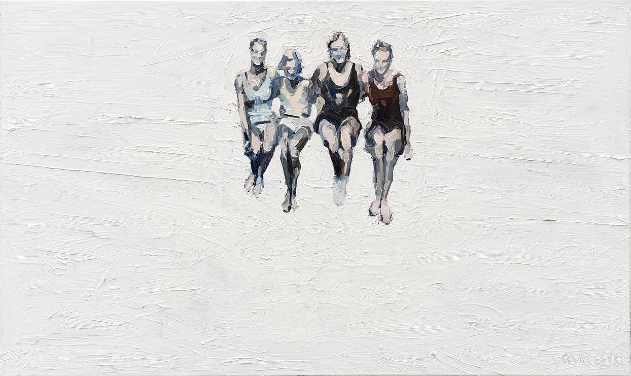 Leszek Skurski, Team01, 60x100cm, Oil on canvas, 2015