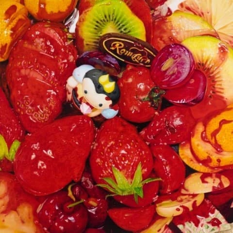 박종필_cake16-2, 2009, oil on canvas, 100 x 100 cm