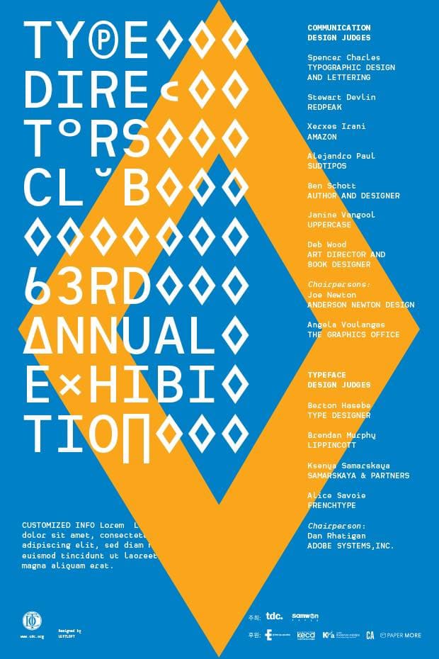 Type Directors Club New York 2017 Exhibition in Seoul 2