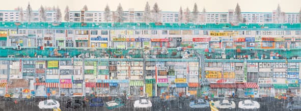 Banpodong 2011 Korean ink mixed media 215×150cm