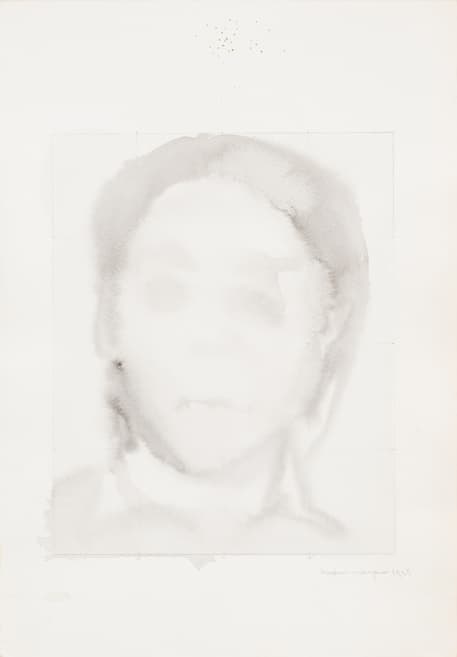 Maruyama Naofumi, Untitled 1995, Pencil and water color on paper, 38.5 x 26.7 cm