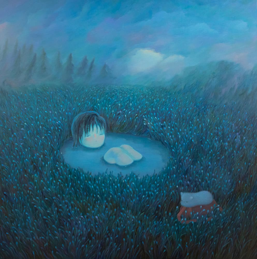 나의 안전지대 2023 oil on canvas 130x130cm