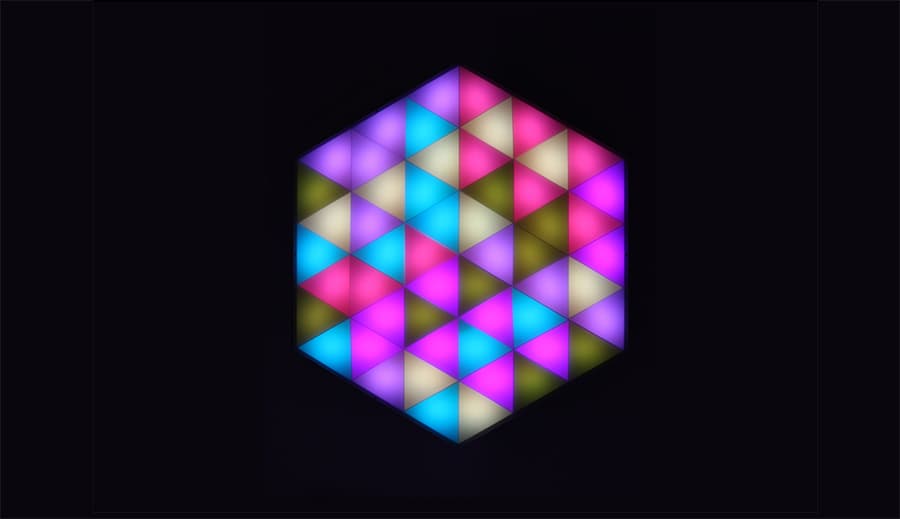 이지희, Cube1, 120 x 104 cm, LED, 2015 (사진제공=앤드앤갤러리)