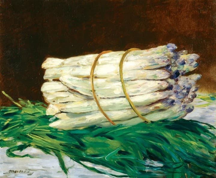 <아스파라거스 다발> 에두아르 마네, 1880년, 캔버스에 유화, 46 x 55 cm