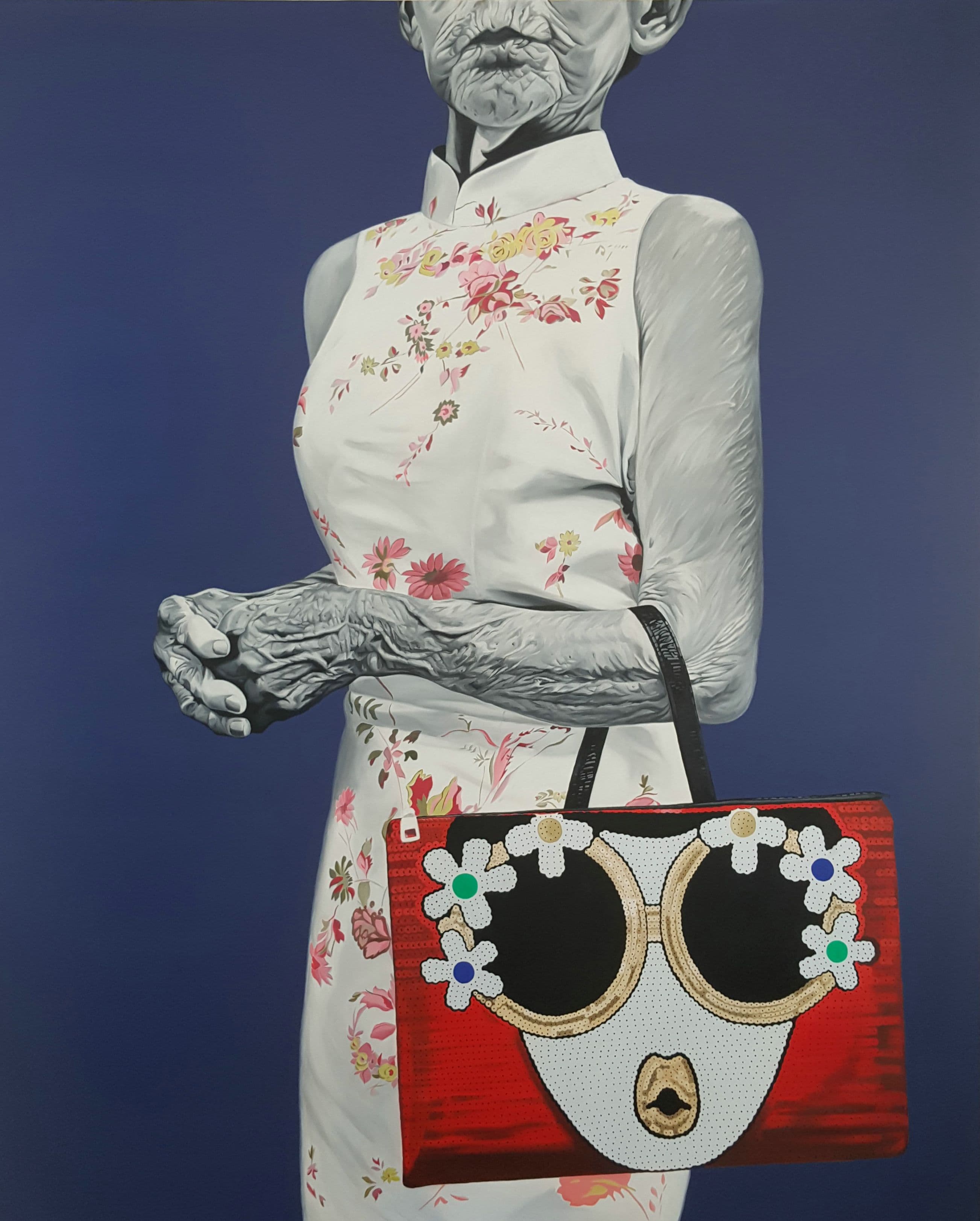 원덕식_88, 내 나이가 어때서_ Oil on canvas_ 162.2×130.3cm_ 2018