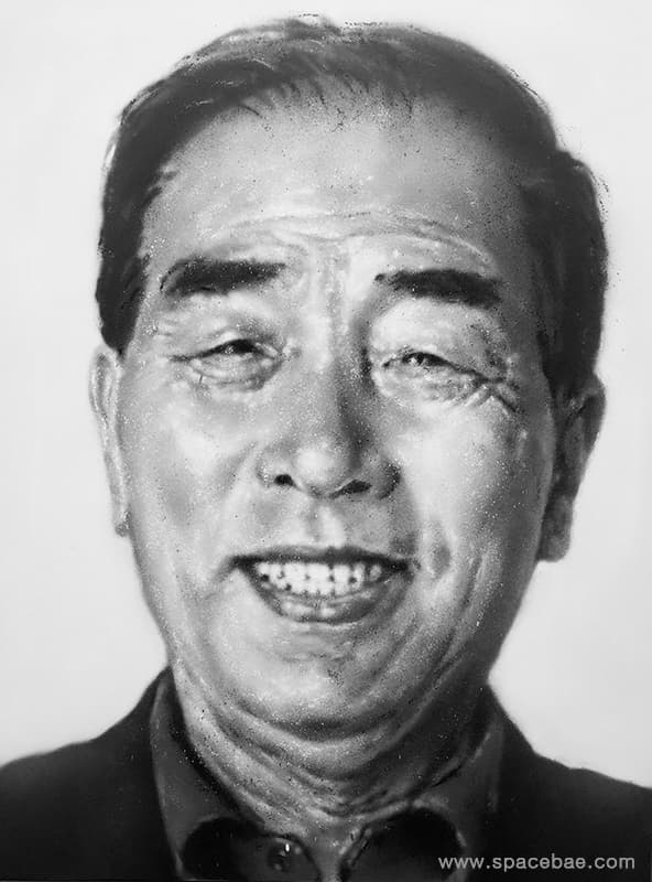 화식/Spray on Canvas/145cmx112cm/2017