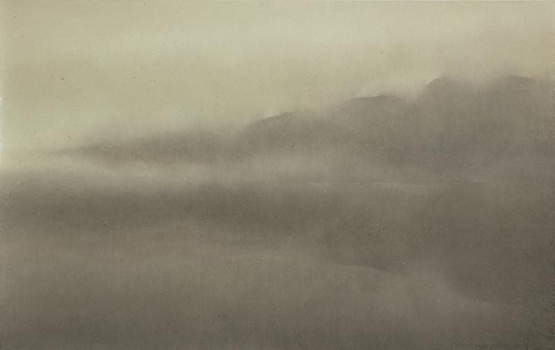 카나자와 유나_Air 10, 한지에 수묵, 48×76cm, 2015