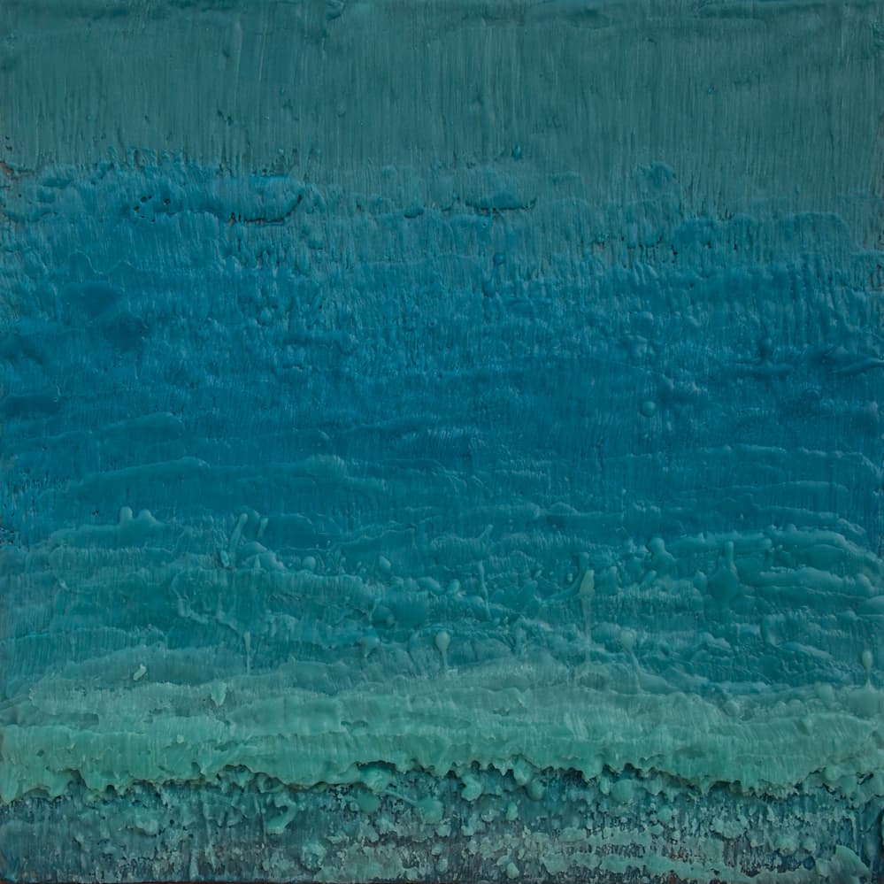 여정 그리고_04 encaustic painting 30x30cm 2016