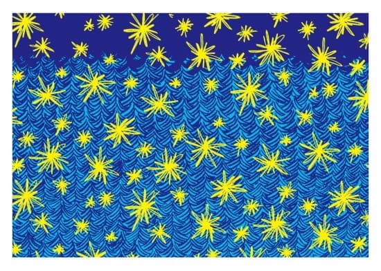 김건주_Everything is one Star of the sea1_Silkscreen Print on Paper_70x100cm_2014