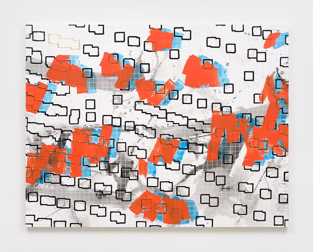 박현정 Hyunjung Park, Image 196, 2024, 종이에 아크릴릭, 먹, 수채, 131.2 x 170cm
