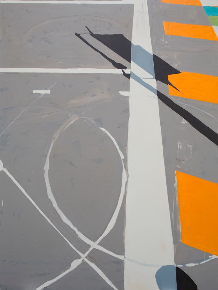 Koen van den Broek, Grand Ave, 2018, oil on canvas, 300 x 225 cm
