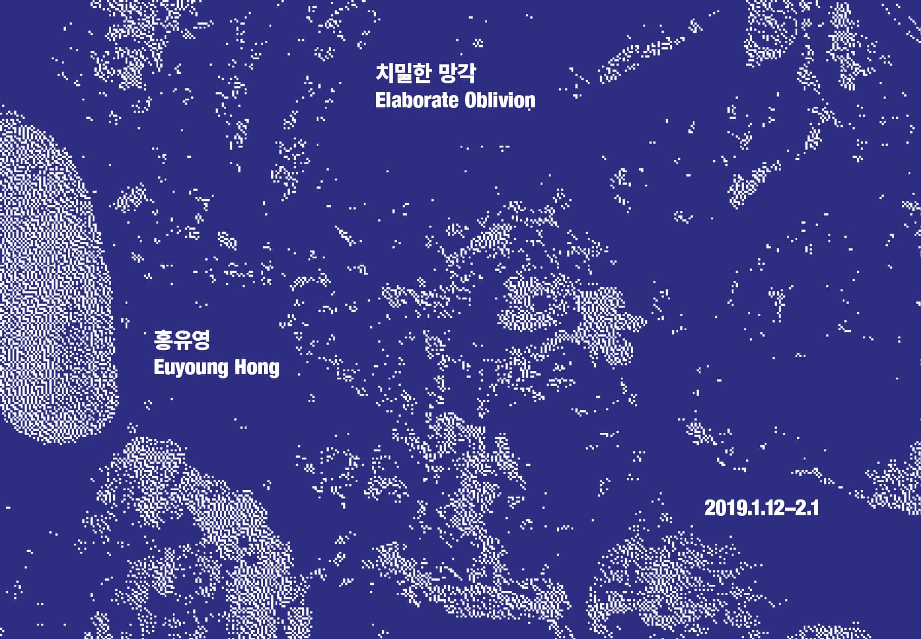 홍유영 개인전 : 치밀한 망각 Elaborate Oblivion 1