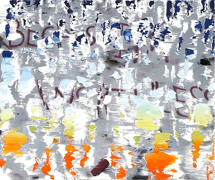 정희민, Wall1, 캔버스에 유채, 90.9×72.7cm, 2015