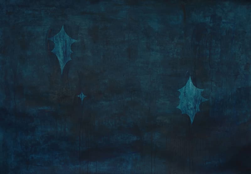 허은경, SW - 1 2018 rice paper, natural pigment, acrylic 148 x 210 cm