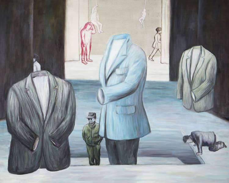 노원희, 출몰무대, 2017, 캔버스에 유채, 130x162cm