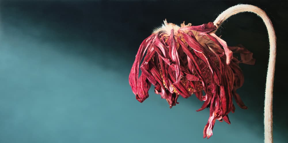 오흥배, to see. to be seen, oil on canvas, 100x50cm, 2016