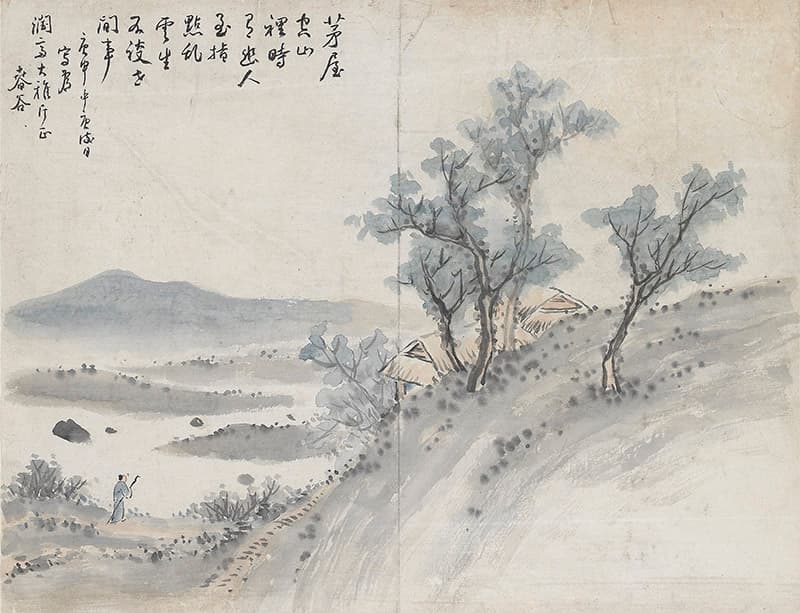 고희동_산수_한지에 수묵담채_27×36cm_1900년대