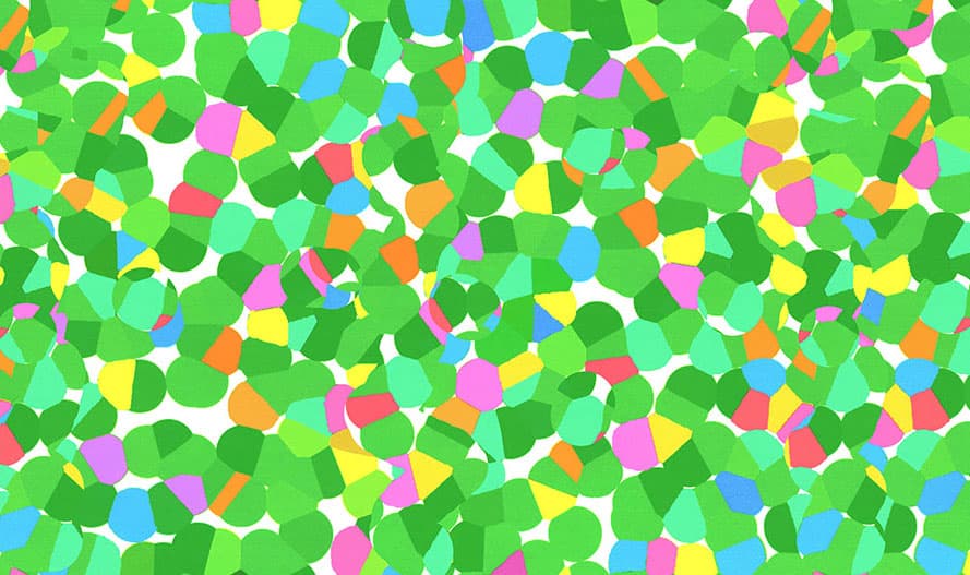 황규태, 봄놀이 Color Season, 117.5x200cm, Digital Print, 2010-2011