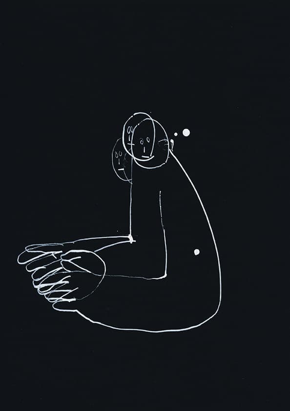 엄유정_<02 drawing> ink on paper, 29.7x21cm, 2020