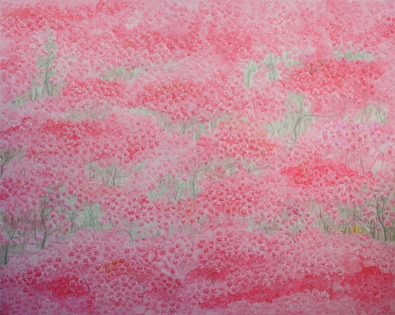 이수경, Past Life Regression Painting_Just Started, 181.8 x 227.3cm, 2014