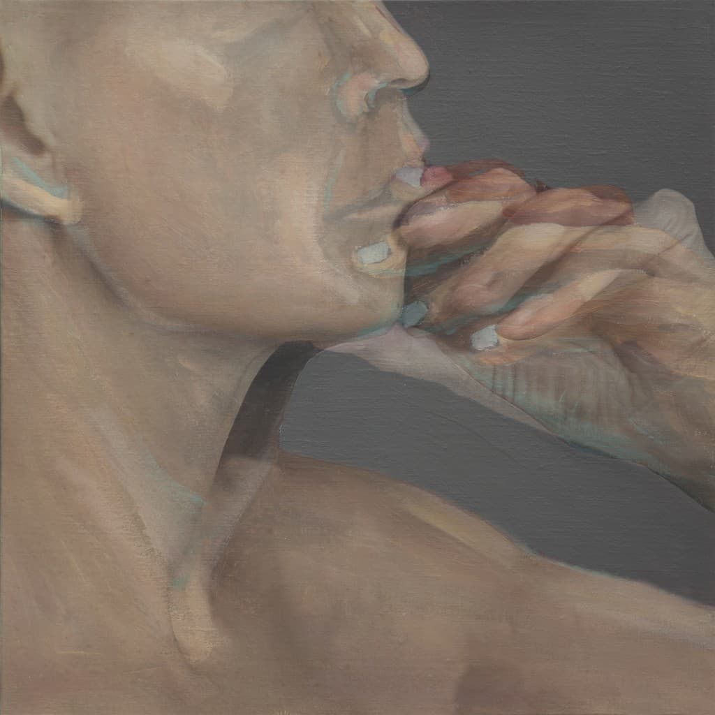 B #2,100x100cm,Acrylic on canvas,2002