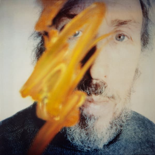 Richard Hamilton, Self-portrait 05.3.81 a, 1990, Oil on Cibachrome on canvas,75 x 75 cm, Hamilton Estate