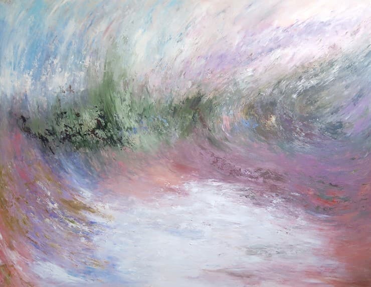 양경선, The Wind Grove 1, acrylic on canvas, 150x194cm, 2016