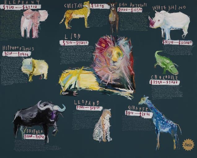 Brave New World_Hunting Price, Oil on Canvas, 181.8×227.3cm, 2016