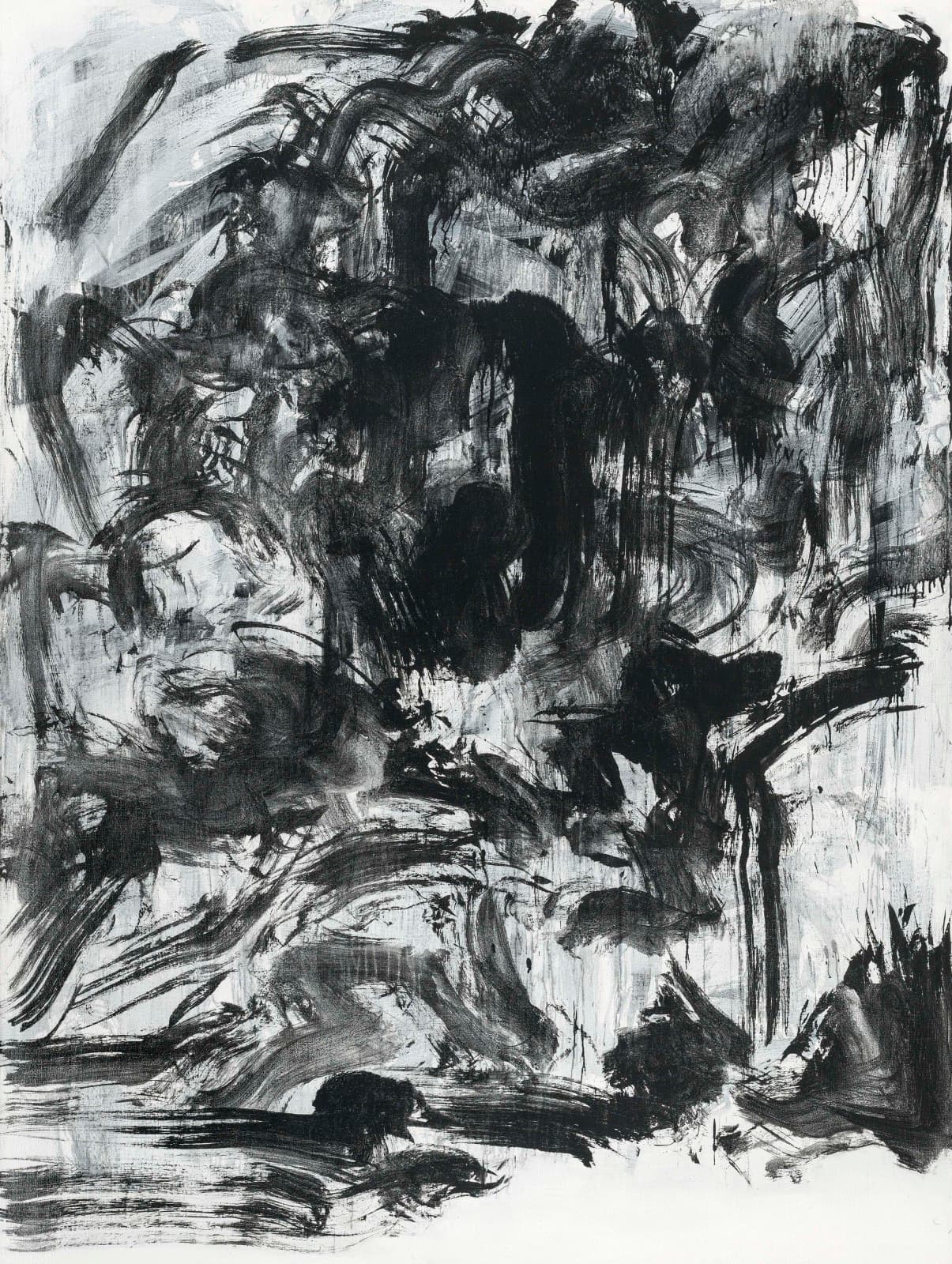 Lee Kang-So, From a River-99184, 1999, Acrylic on canvas, 259 x 194 cm