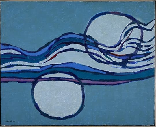 산월, 1962. 캔버스에 유채, 130x162.5cm
