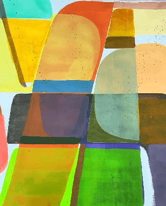 성낙희, 〈Untitled Changdong2(상세 이미지)〉, 2018, 종이에 아크릴, 150x200cm