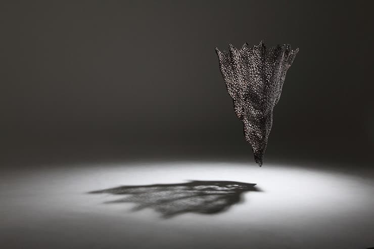 Darkmatter170731, scorched stainless steel, 85x70x124cm, 2017