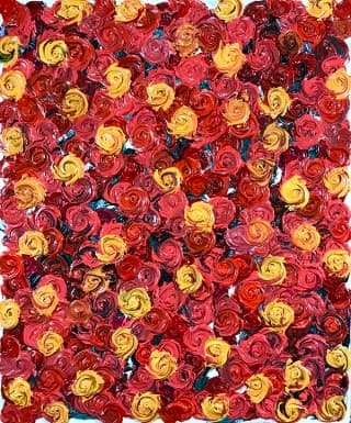 박중현, Rose SessionsⅡ-014(fleurs dans la vie), 8F(37.9x45.5cm), oil on canvas, 2018