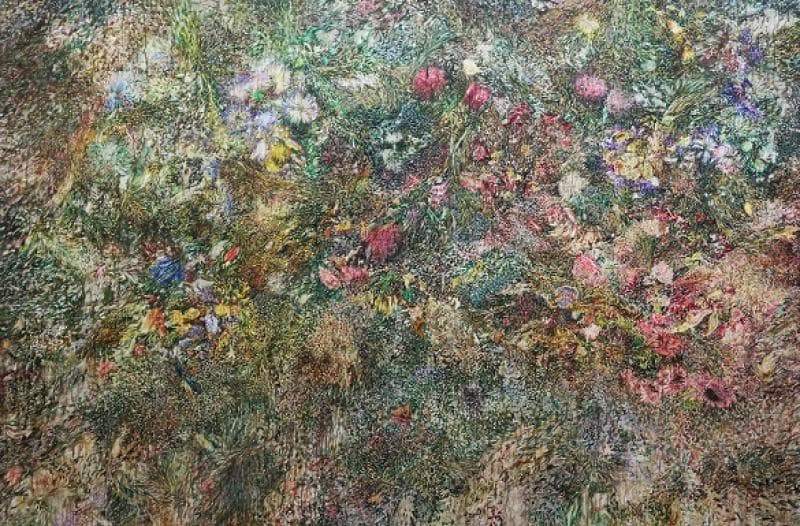 이혜성_Nameless Flowers 2_130X194cm_oil on canvas_2018