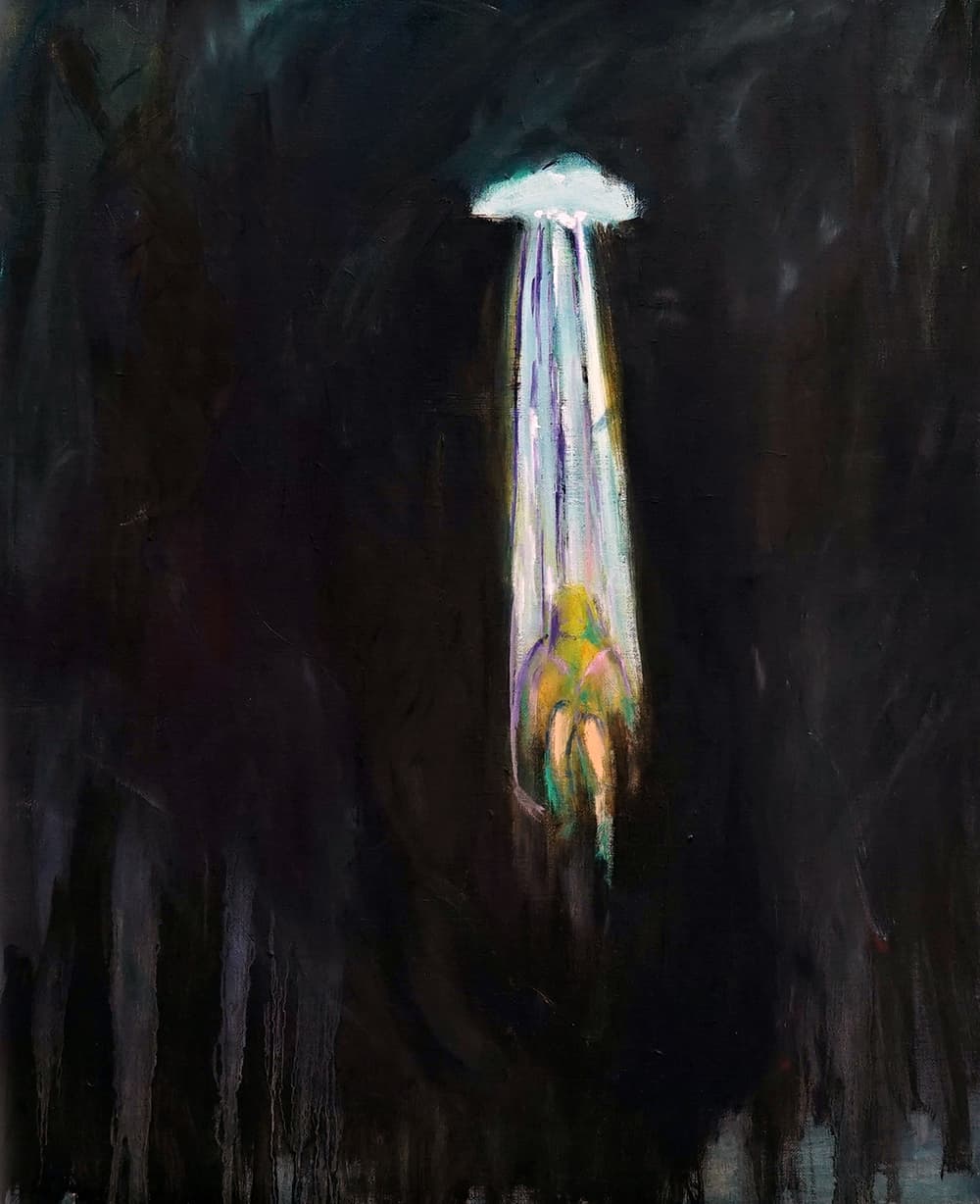손미정_한밤중에 큰비  Oil on canvas  65x53cm   2020