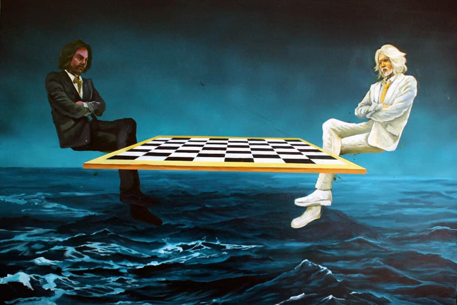 이상훈 Start a war(revelation) 72.7×50㎝ Oil on canvas 2015 