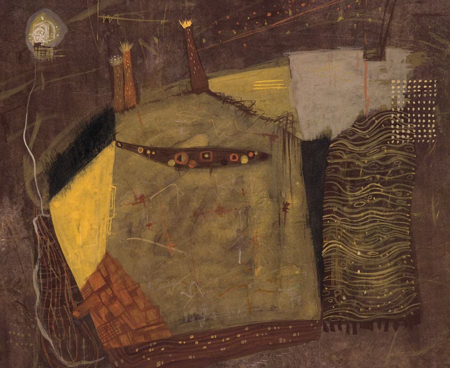 이현아 Time for existence 17 51.5×44cm Korean drawing paper, Powder paint 2010