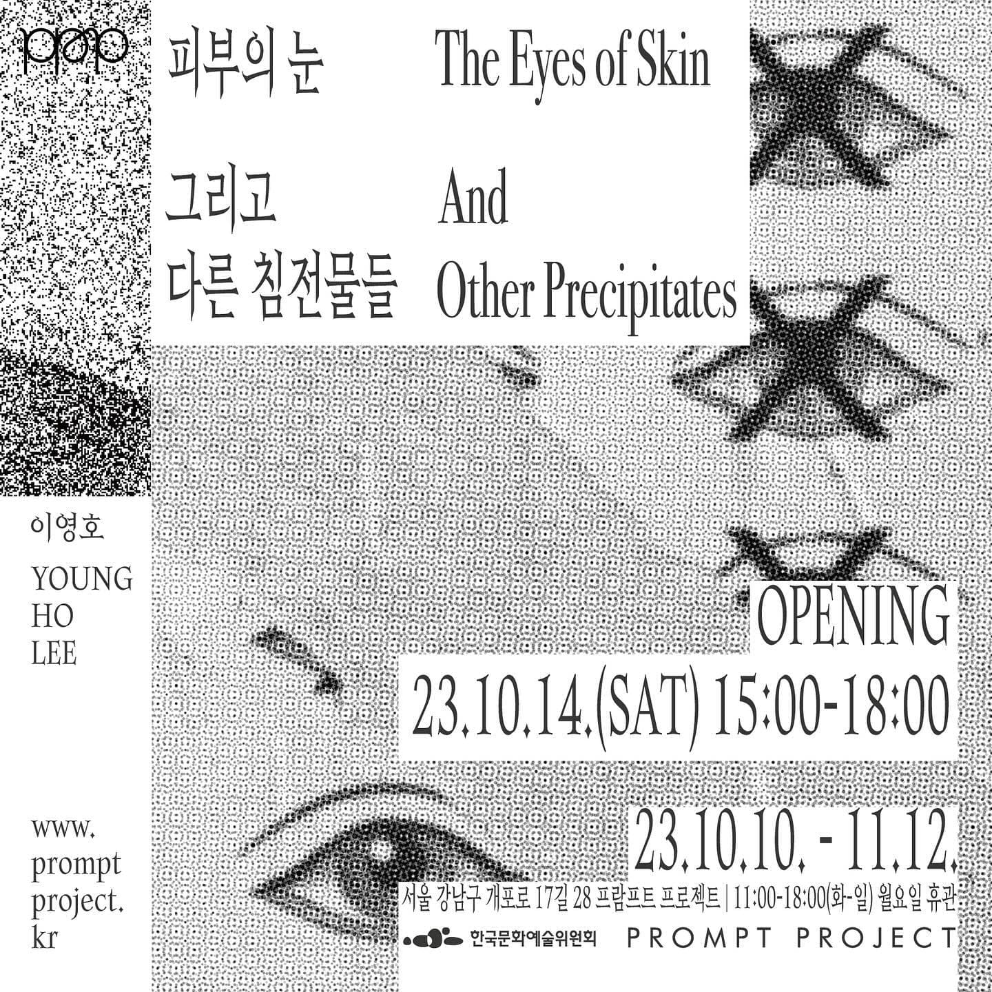 이영호 개인전: 피부의 눈 그리고 다른 침전물들 1