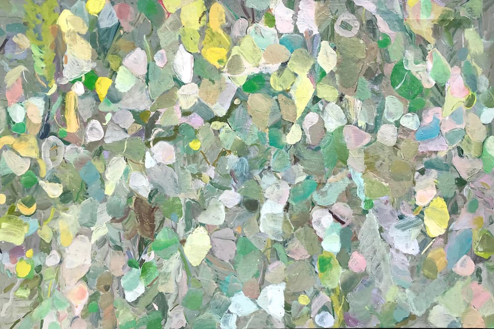 김혜나,les papillons,145x97cm,oil on canvas,2019