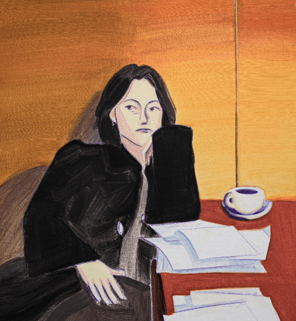 정이지_갑자기 맞이하는 마지막 순간에 대하여  oil on canvas_106.5x97.0cm_2020