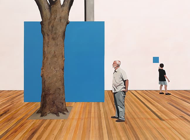 채지민, unspecified space, 2016, Oil on canvas, 97x130.3 cm