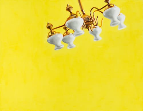 Eunyoung Song 21-1(샹들리에 Chandelier) 2014, oil on linen, 41x53cm