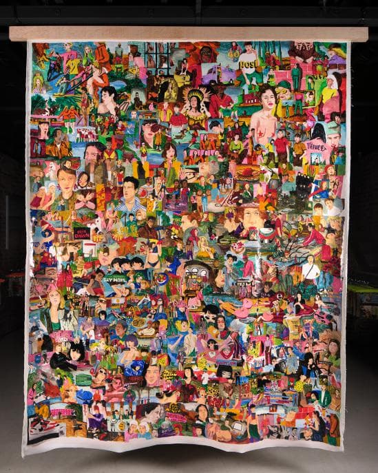 노상호, 더 그레이트 챕북 II_2018 Oil on canvas_270x220 cm