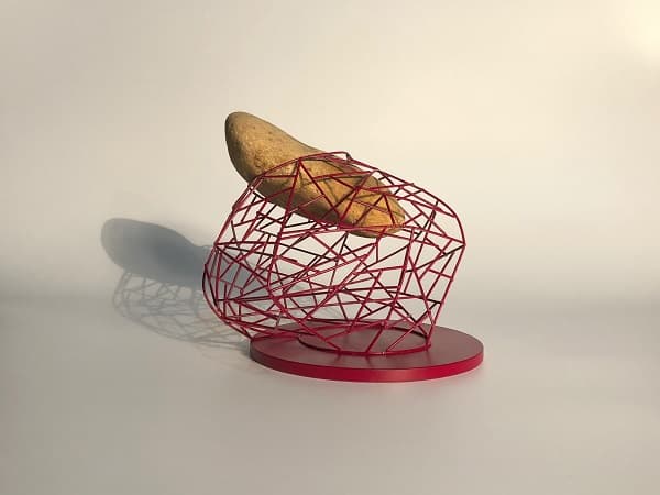 <Collapse3>, Stainless Steel Stone, 22x23x26cm,2018 ⓒ박지선